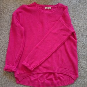 Pink sweater